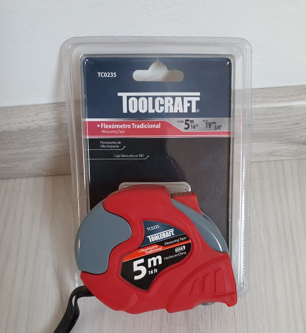 Flexómetro tradicional Toolcraft