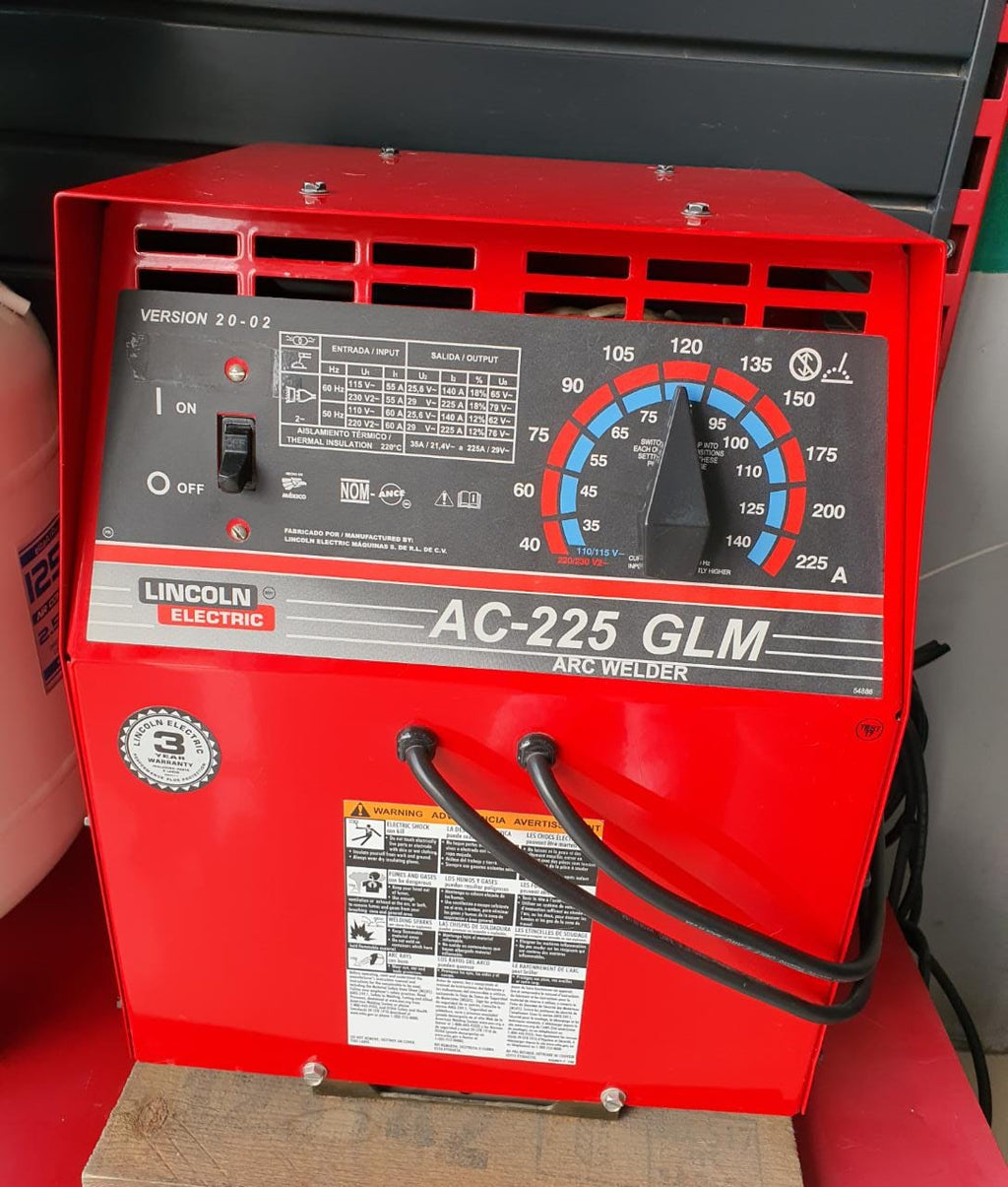 Máquina soldadora AC-225 GML Lincoln electric